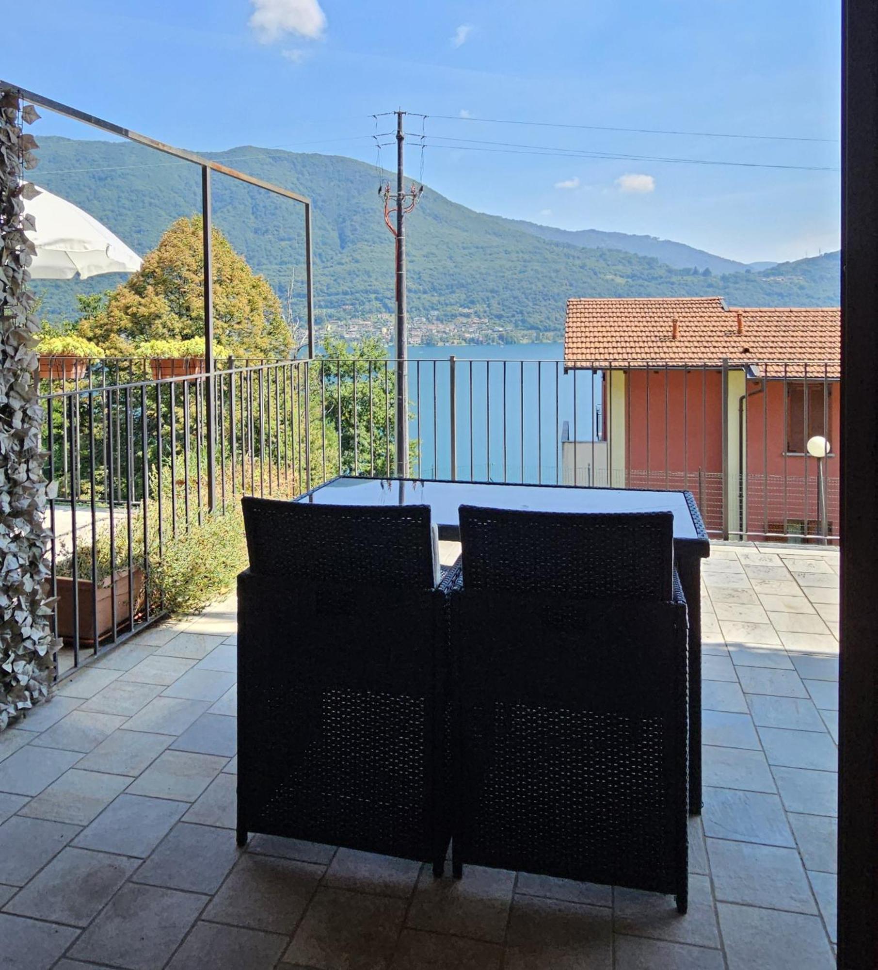 Casa A&E - Panoramic Lake Orta Views Oira Exterior foto
