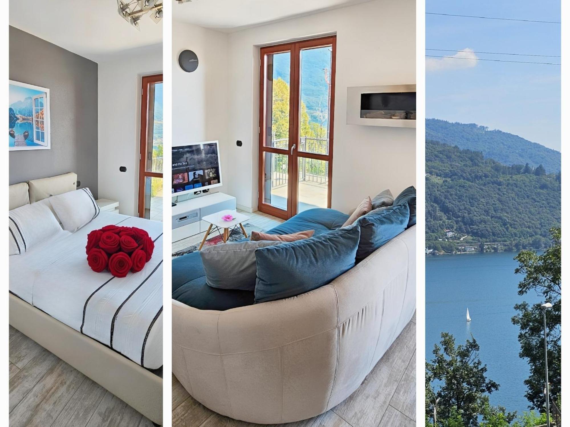 Casa A&E - Panoramic Lake Orta Views Oira Exterior foto