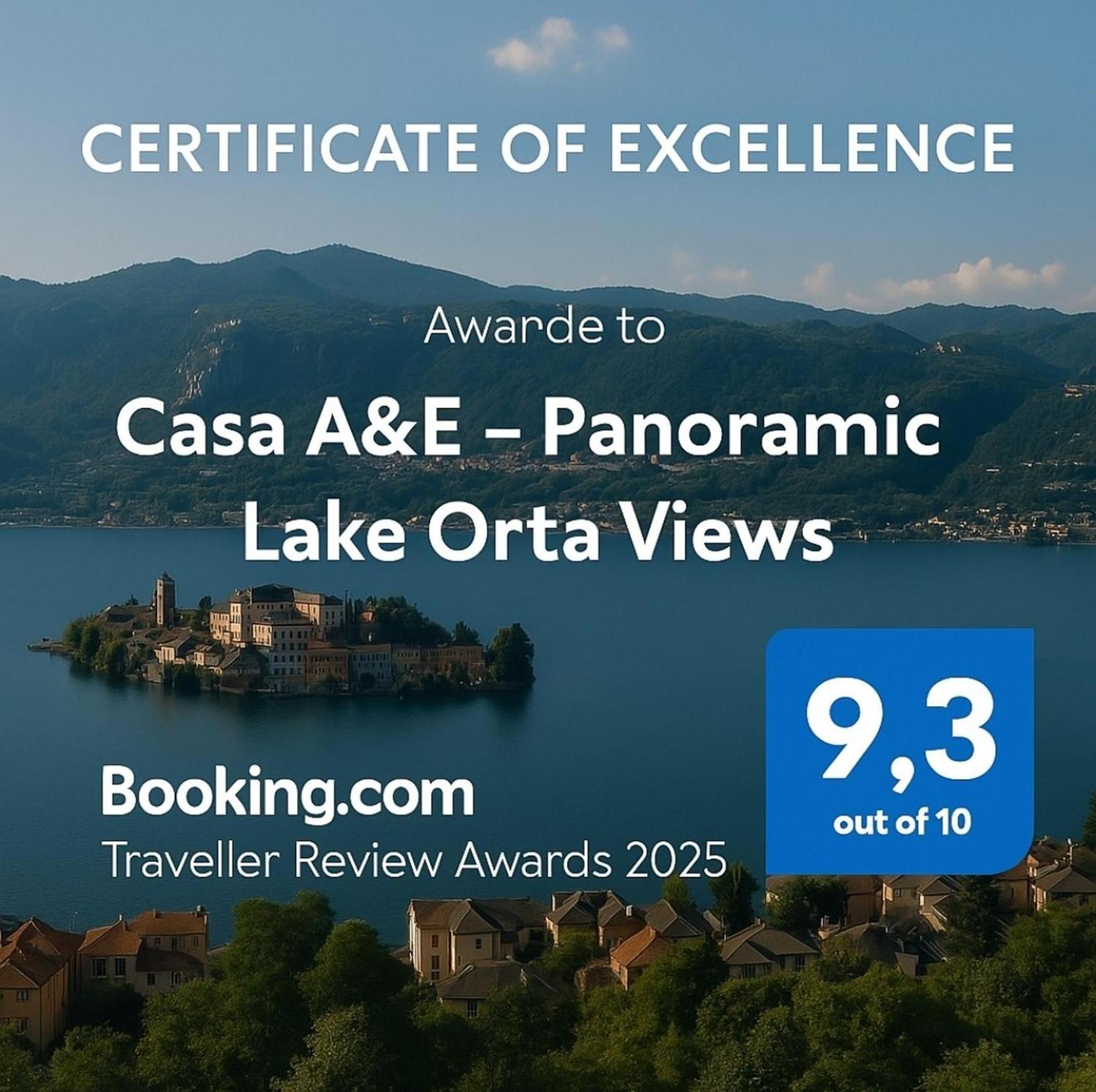 Casa A&E - Panoramic Lake Orta Views Oira Exterior foto